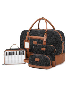 Bolsa de Viaje Wogarl Grande para Mujeres y Hombres 28x10x29cm