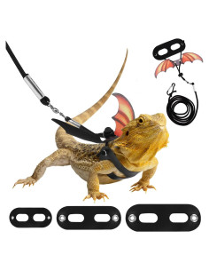 Arnés y Correa Ajustable Pawaboo para Dragón Barbudo - 3 Tamaños