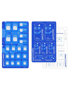 20 Pegatinas y Etiquetas QR Buenas Personas - Azul