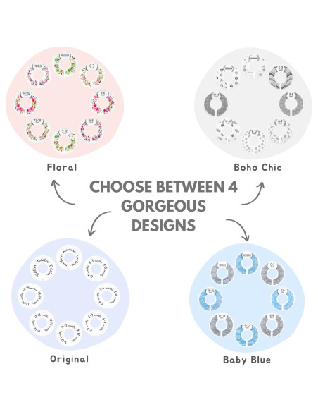 Divisores de Armario para Bebés Elle con Amor - Juego de 8