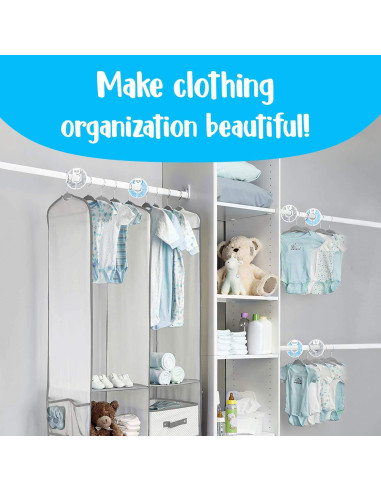 Divisores de Armario para Bebés Elle con Amor - Juego de 8