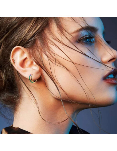 10 Aros de Septum Besteel Acero Quirúrgico 316L 8/10/12MM