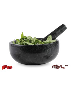 Conjunto Mortero y Maja de Granito Koville 20 cm para Cocina