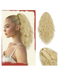 Extensión de Cola de Caballo Sofeiyan 40.64 cm Rizada Sintética