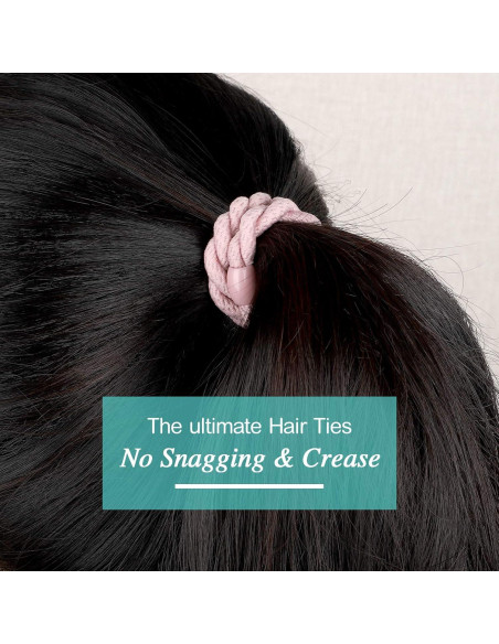 12 Gomas de Pelo Elásticas COZEASY Multicolor para Niñas y Mujeres