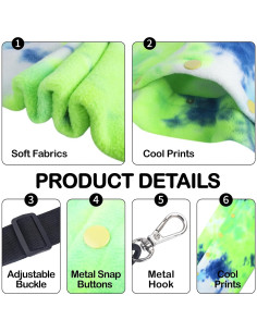 Conjunto Arnés y Correa Ajustable BESNEW para Lagartos y Pequeños 2