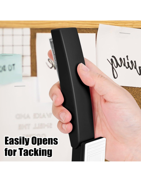 Engrapadora Muxdilu Negra 25 Hojas con 1000 Grapas y Quitagrapas