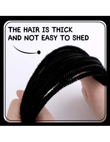 180 Limpiadores de Tubos Chenille Negros SHWAKK 30 cm Manualidades