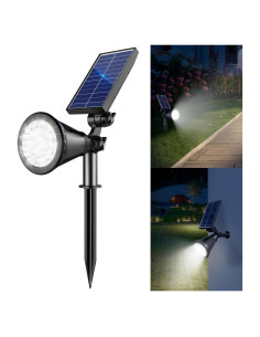 Luces Solares Exteriores APOMAO 36 LEDs 1000LM Ajustables