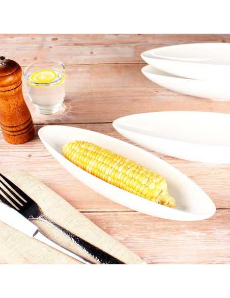 Set de 4 Platos de Cerámica para Mazorca 28 cm LIUYWYHCF