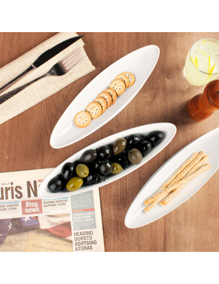 Set de 4 Platos de Cerámica para Mazorca 28 cm LIUYWYHCF