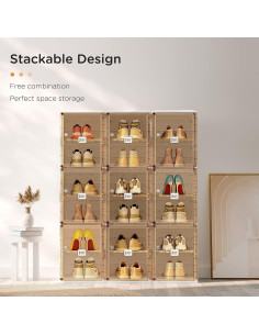 Caja Organizadora de Zapatos ANTBOX 6 Capas 6 Compartimentos 2