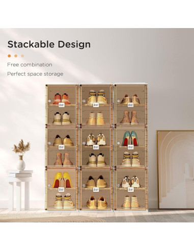 Caja Organizadora de Zapatos ANTBOX 6 Capas 6 Compartimentos