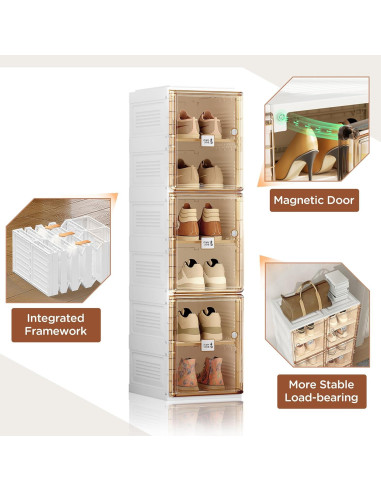 Caja Organizadora de Zapatos ANTBOX 6 Capas 6 Compartimentos