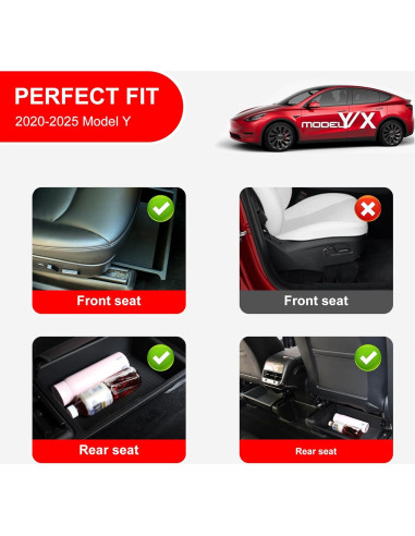 Organizador Bajo el Asiento ZDOLL para Tesla Modelo Y/X 2019-2024