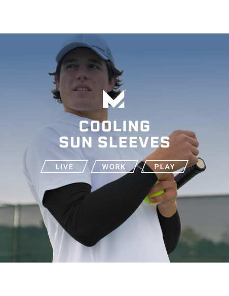 Mangas Solares Refrigerantes MISION - UPF 50 - Negro