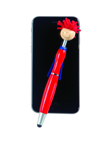 Juego de bolígrafos y stylus Geddes 18 unidades MOP colores