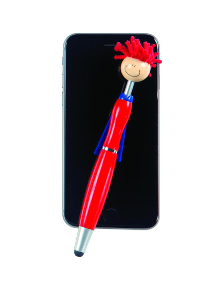 Juego de bolígrafos y stylus Geddes 18 unidades MOP colores