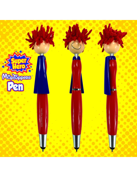 Juego de bolígrafos y stylus Geddes 18 unidades MOP colores