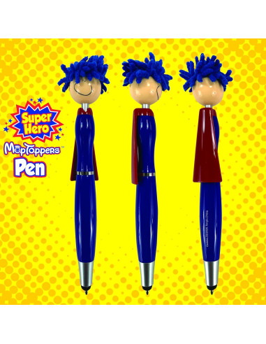 Juego de bolígrafos y stylus Geddes 18 unidades MOP colores