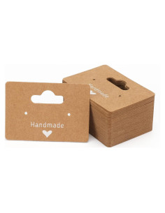 100 Tarjetas de Exhibición para Pendientes Joycraft 5.08x3.30cm