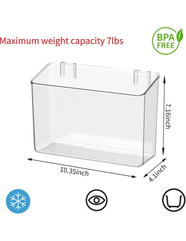 Organizador de Puerta Gabinete Vacane 1 Paquete Grande 10.4x26.3x18.2 cm