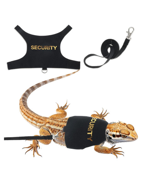 Conjunto Arnés y Correa Ajustable Quilax para Dragón Barbudo Conjunto Arnés y Correa Ajustable Quilax para Dragón Barbudo