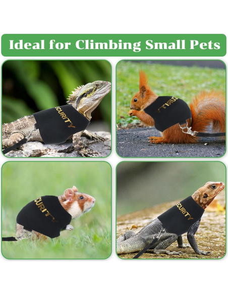 Conjunto Arnés y Correa Ajustable Quilax para Dragón Barbudo Conjunto Arnés y Correa Ajustable Quilax para Dragón Barbudo