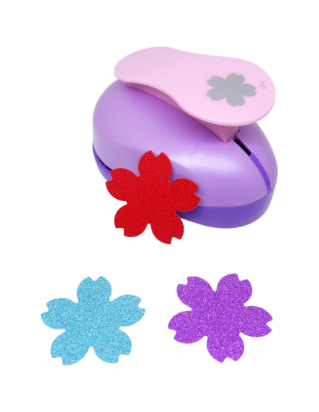 Perforador de Papel Manual CADY 3 Pulgadas Flores de Cerezo