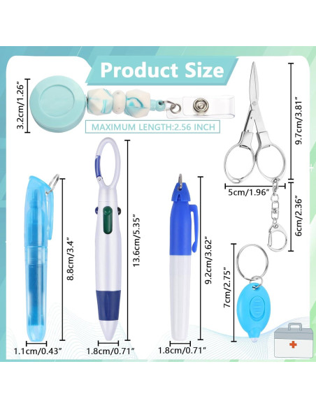 Set de Accesorios para Enfermeras Uaimvie 6 Piezas - Azul