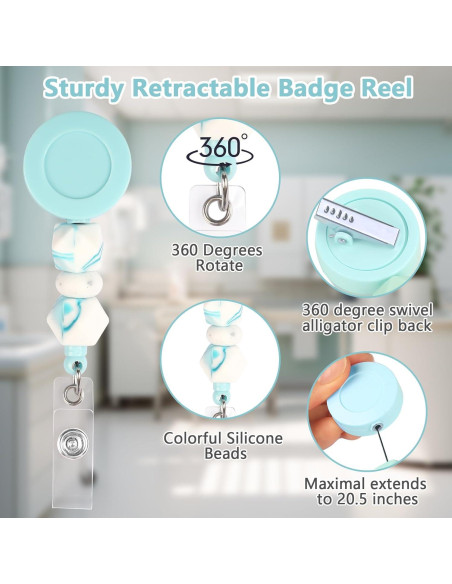 Set de Accesorios para Enfermeras Uaimvie 6 Piezas - Azul