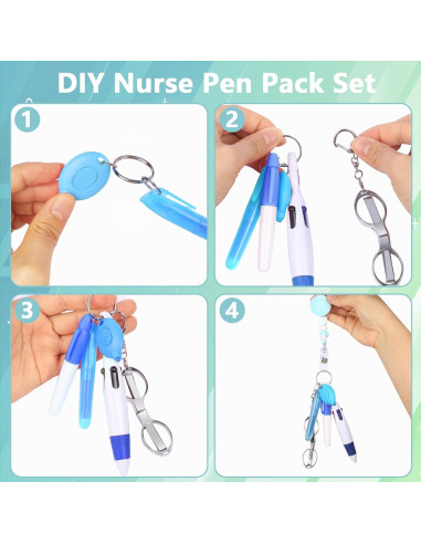 Set de Accesorios para Enfermeras Uaimvie 6 Piezas - Azul