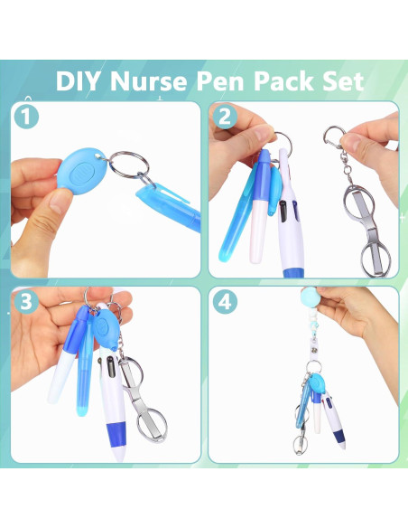 Set de Accesorios para Enfermeras Uaimvie 6 Piezas - Azul