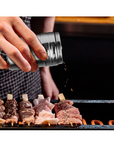 Kit de Molinillos de Especias EZYoutdoor 6 Piezas Acero Inoxidable