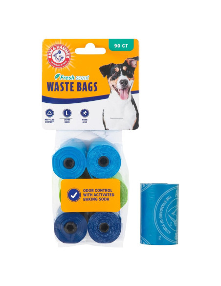 Bolsas Desechables para Excremento de Perro Arm & Hammer 90 Unidades