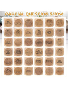 Juego de Dados Rompehielos Hanaive 12 Pcs Madera 4x4 cm 2