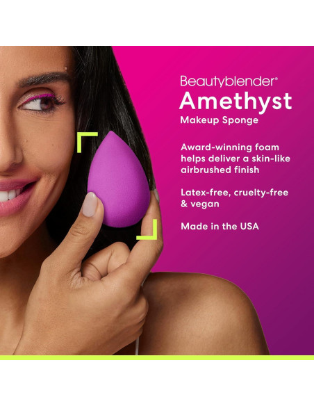 Esponja de Maquillaje Amatista Beautyblender - Reutilizable y Vegana