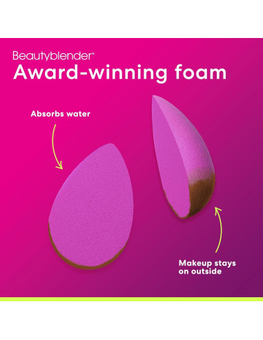 Esponja de Maquillaje Amatista Beautyblender - Reutilizable y Vegana