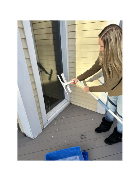 Kit de Inicio Lavado Ventanas Unger 2 en 1 Microfibra 0.91 m