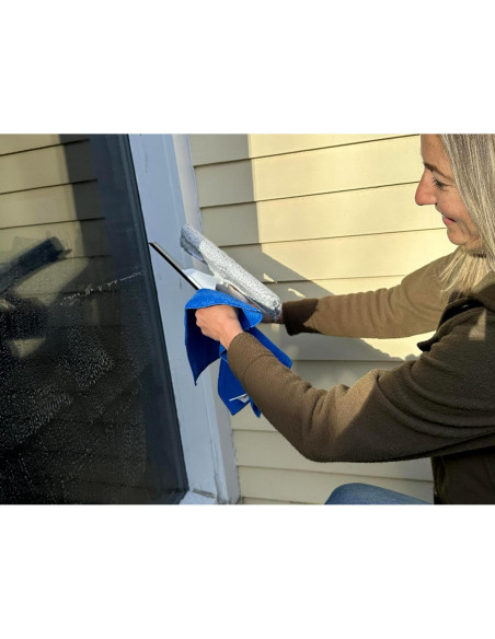 Kit de Inicio Lavado Ventanas Unger 2 en 1 Microfibra 0.91 m