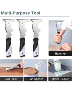 Cuchillo de Masilla 10 en 1 Mister Rui - Raspador Multifuncional 2