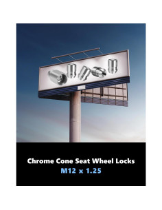 Bloqueos de Rueda Maureen M12 x 1.25 Antirrobo 4 Piezas 2