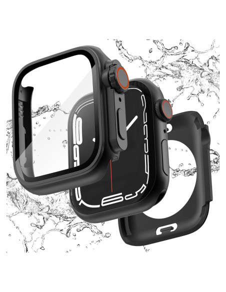 Carcasa Protectora Fullife 2 en 1 para Apple Watch 40mm Negra
