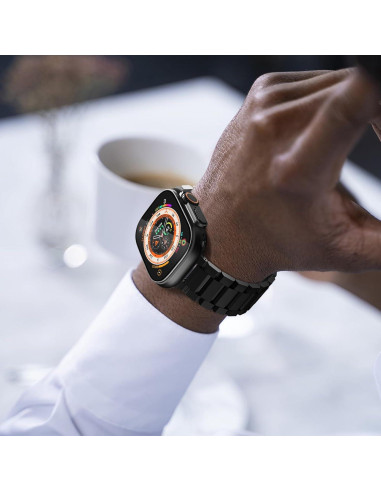 Carcasa Protectora Fullife 2 en 1 para Apple Watch 40mm Negra