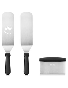 Juego de Espátulas de Acero Inoxidable Nuevo Star 3 Piezas