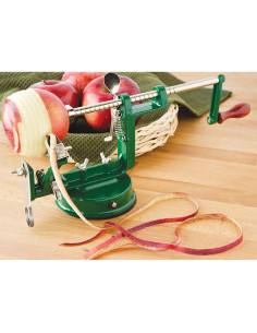 Máquina peladora de manzanas Fox Run con base de succión 2