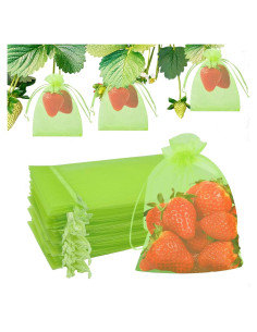 Bolsas de Protección de Frutas ZIFTY 100 Pcs 10x15 cm Verde