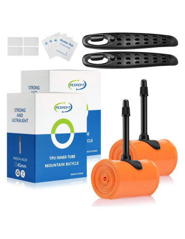 Tubo Interno TPU ACEROMT 700c x 18-32c con Válvulas Presta 45mm