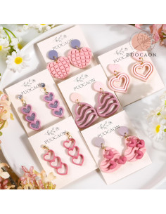 Cortadores de Arcilla de Polímero Puocaon Corazón - 8 Piezas 2