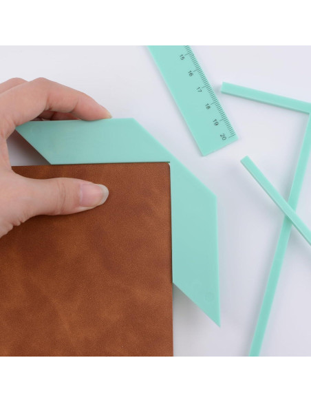 Juego de 4 Herramientas de Encuadernación Acrílica URROMA Verde